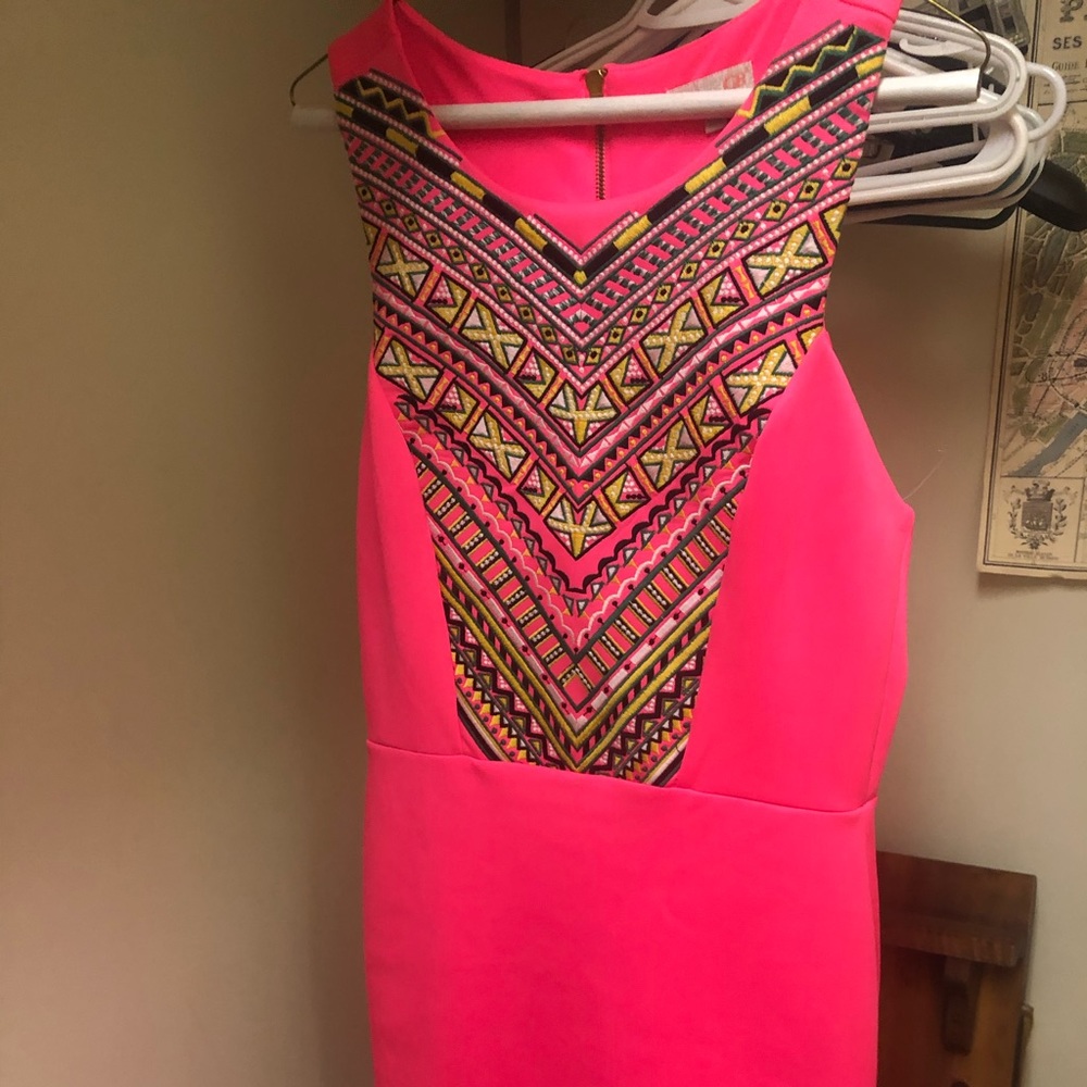 Hot pink Giani Bini dress